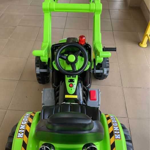 Pojazd Koparka Traktor Zielona KINGDOM