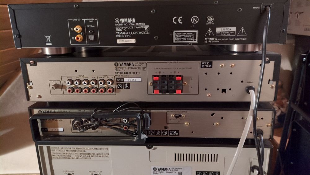 Yamaha wieża wzmacniacz tuner cd