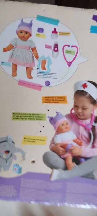 Mówiąca lalka Elefun lekarz