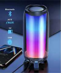Беспроводная bluetooth колонка pulse 4 Портативная акустика с подсветк