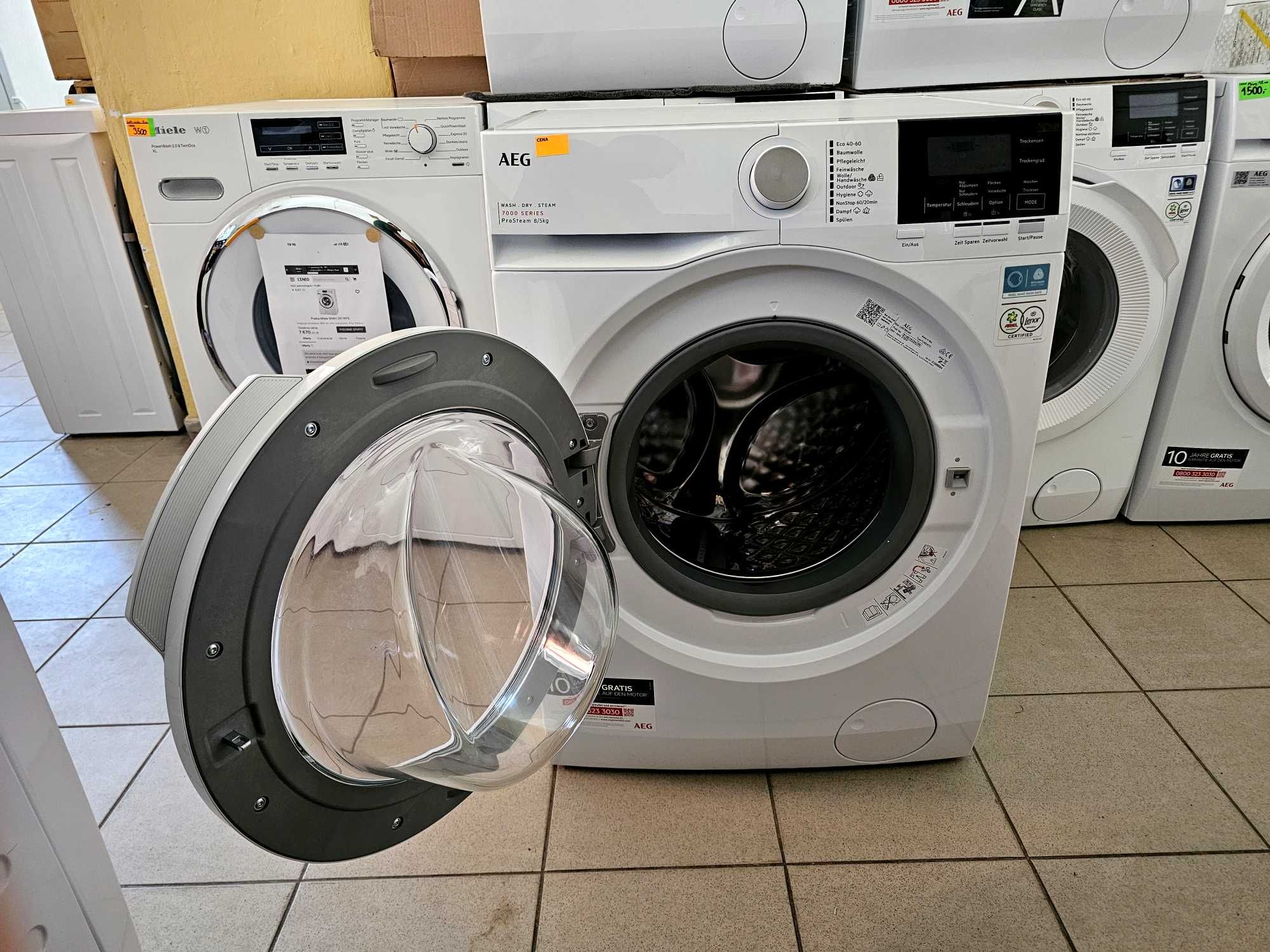 Pralko-suszarka AEG seria 7000 | 8/5kg | 1400 obr. | Parowa | gw6mcy