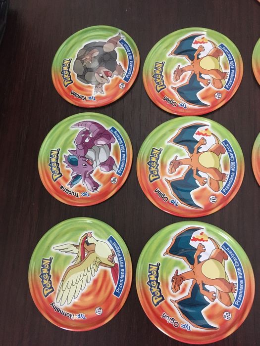 Pokemon tazo metal big duze cheetos lays chio star foods tazosy