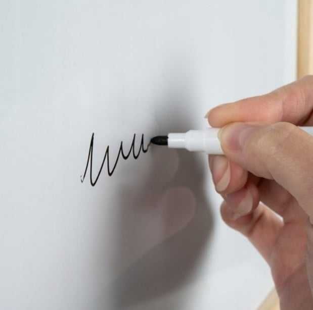 Tablica kredowa magnetyczna 40x40 cm dla dzieci nauka zabawa kreatywna