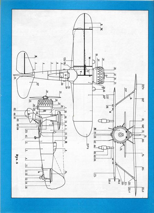 Mały Modelarz 1 1993 HESCHEL HS123 model 1:33