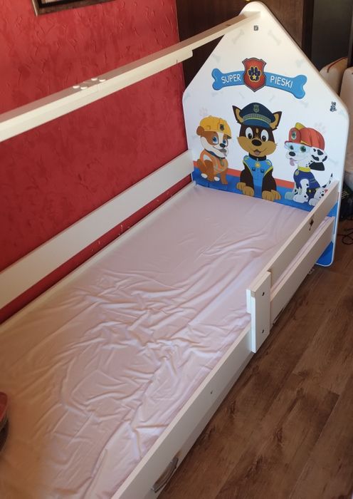 Łóżko dziecięce Psi Patrol domek