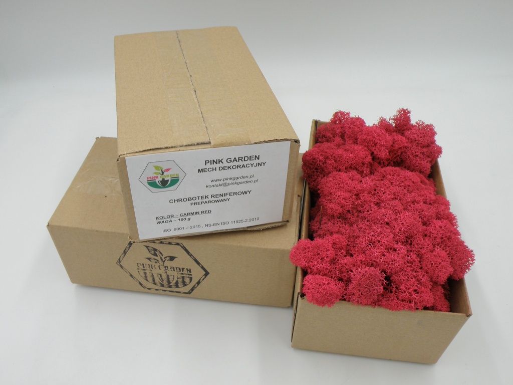 Mech chrobotek reniferowy 100g carmin red
