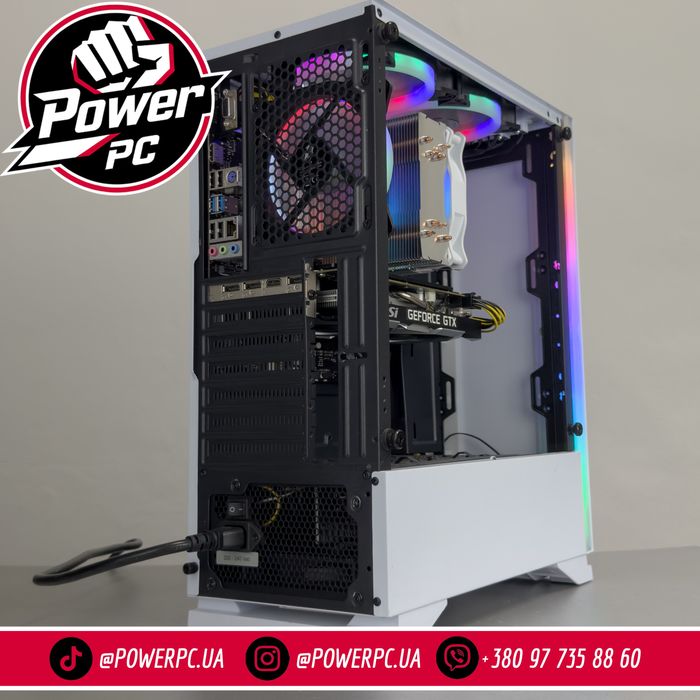 Ігровий ПК!! i5 10400f, GTX 1660 Super, ОЗУ DDR4 16gb, SSD 512gb