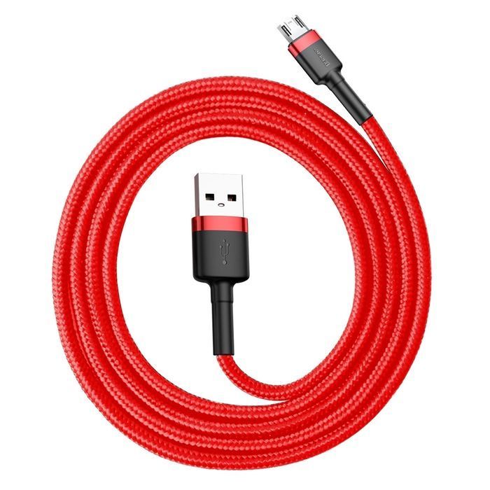 Baseus Cafule kabel USB / micro USB QC3.0 2.4A 1M czerwony