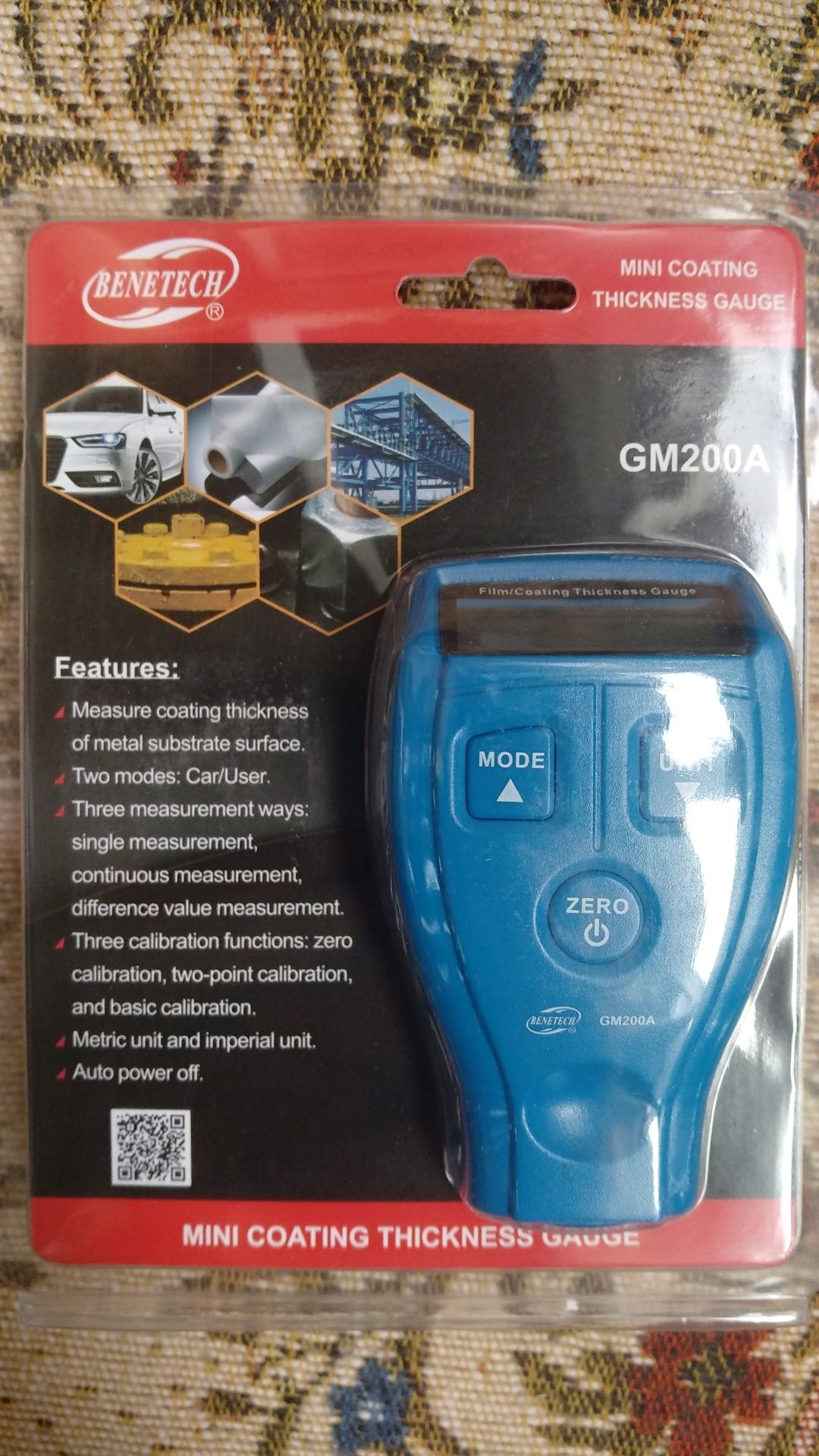 Толщиномер Benetech GM200A