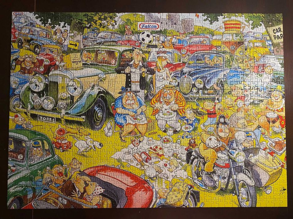 Puzzle Falcon Graham Thompson (Wasgij), Picnic in the Park, kompletne