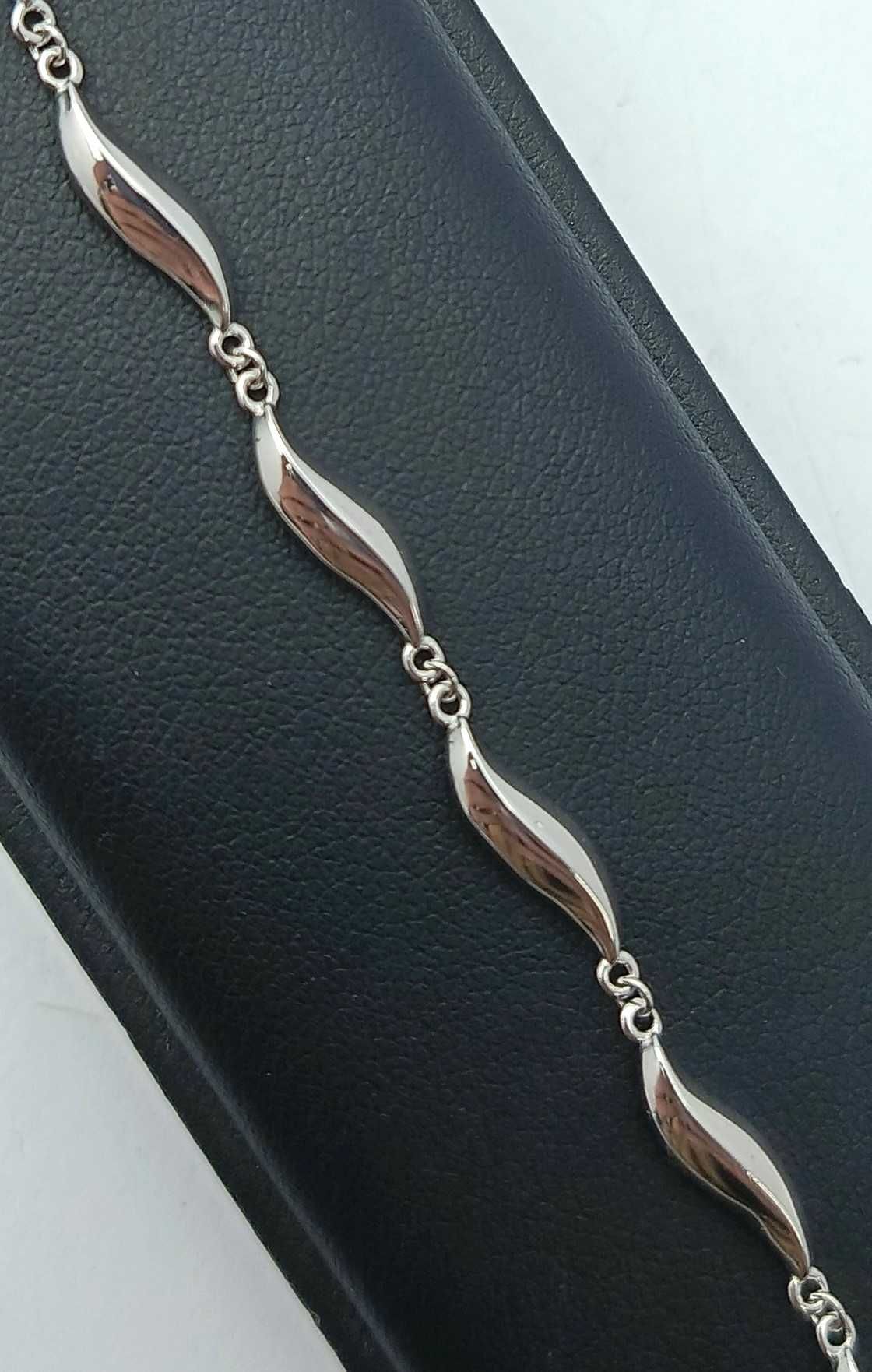 Klasyczna Srebrna Bransoletka 4,06g p925 21cm