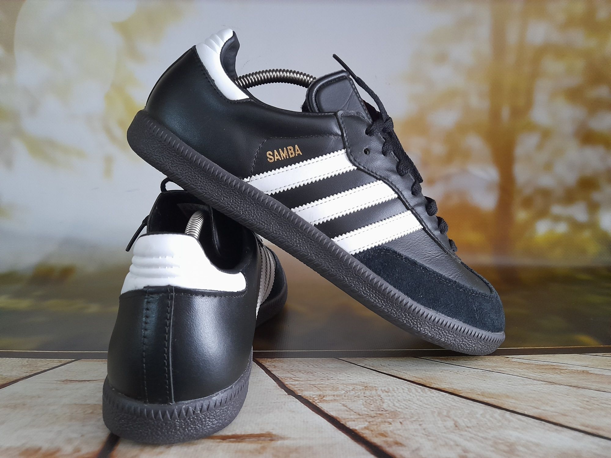 Оригінал Adidas Samba 27.5 см. нові шкіряні кросівки