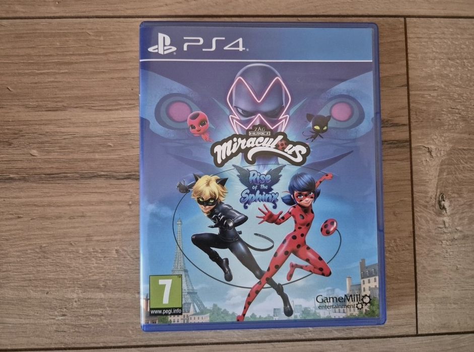 Gra ps4 Miraculous i czarny kot