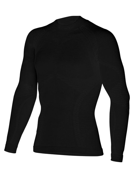 Чоловіча термофутболка з довгим рукавом Accapi Ergowool, Black