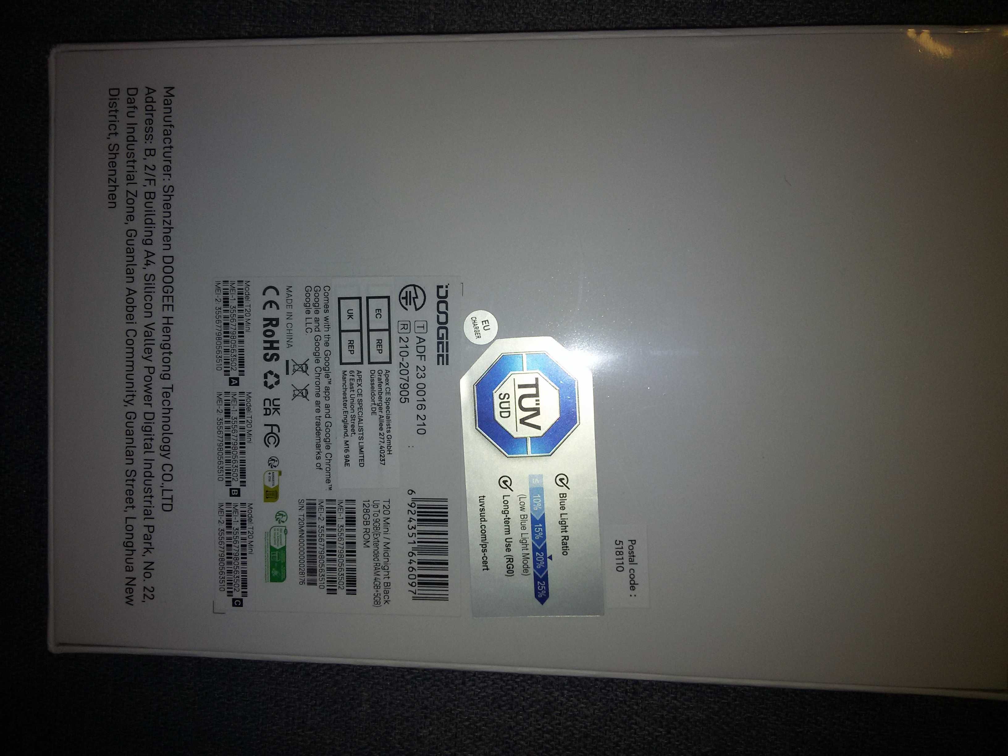 Tablet Doogee T20 Mini Androidem 13, 8,4 calowy ekran