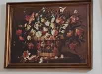 Quadro - cesta de flores