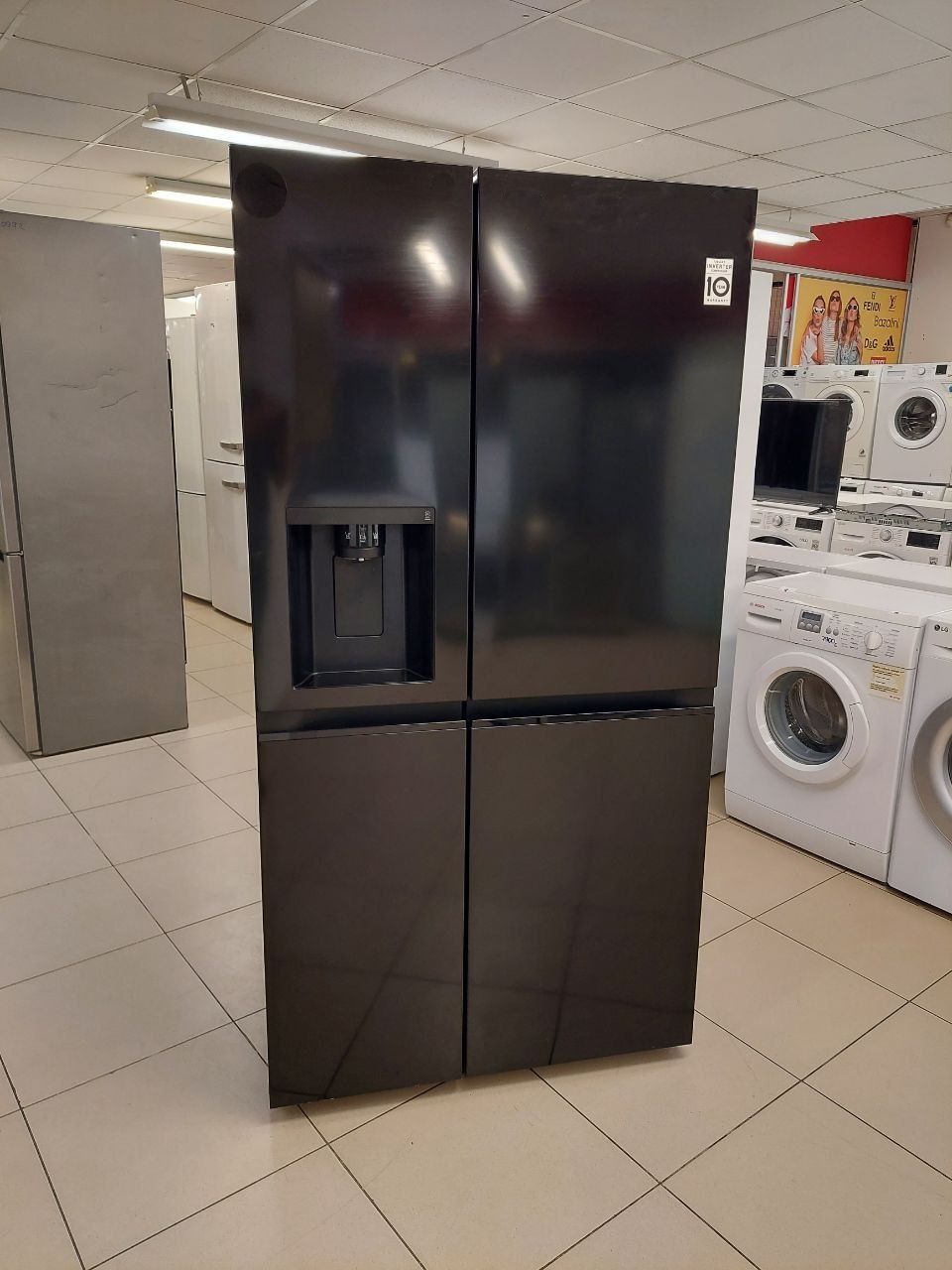 холХолодильник side-by-side LG GMX844MCKV, доставка