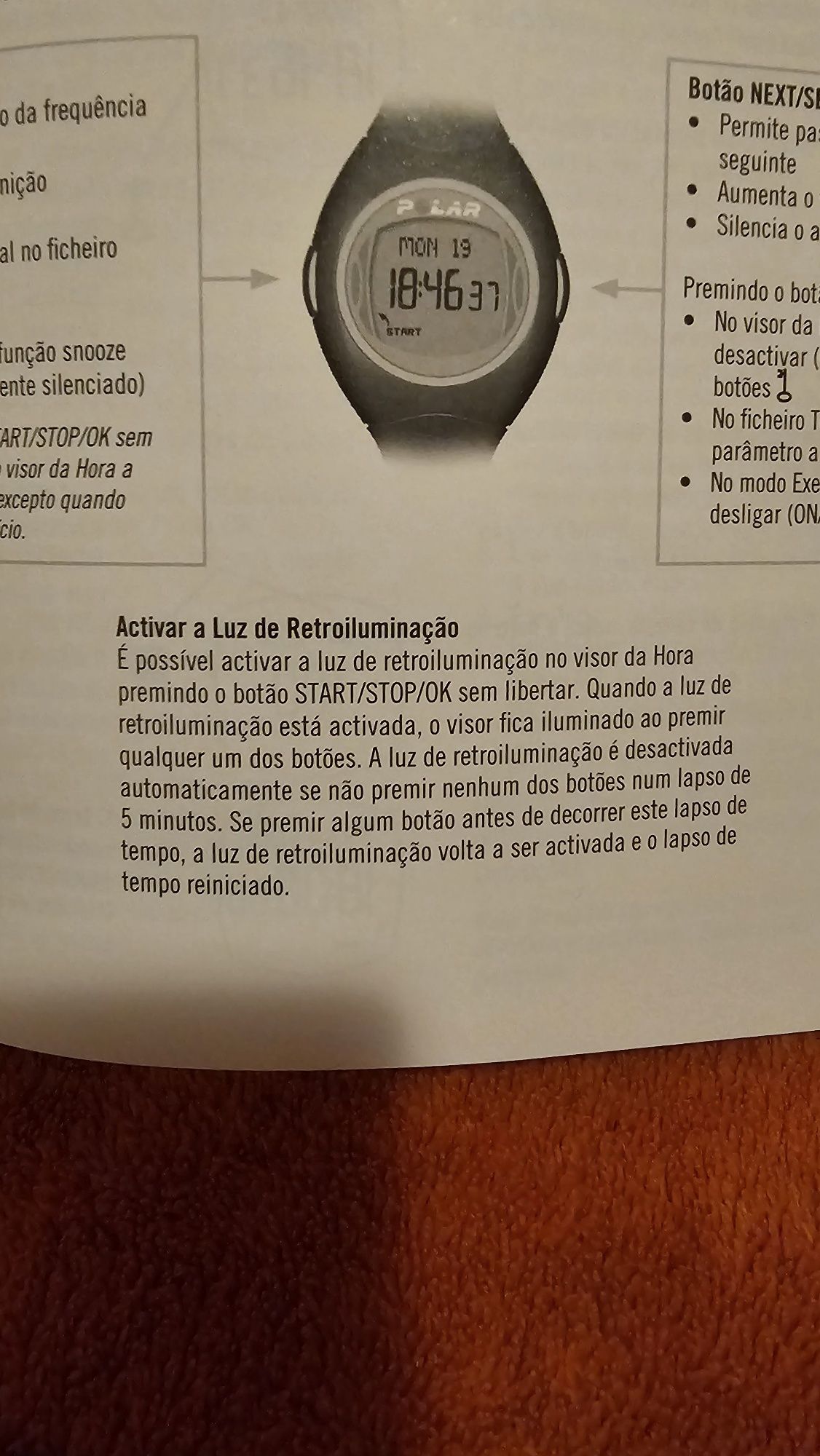 Polar F4 Relógio