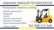 Egzamin UDT po kursie na wózki widłowe, podesty ruchome, HDS, suwnice