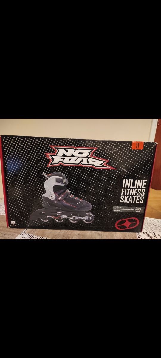 rolki męskie no fear inline fitness skates