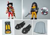 PLAYMOBIL figurki rycerz, pirat i dodatki