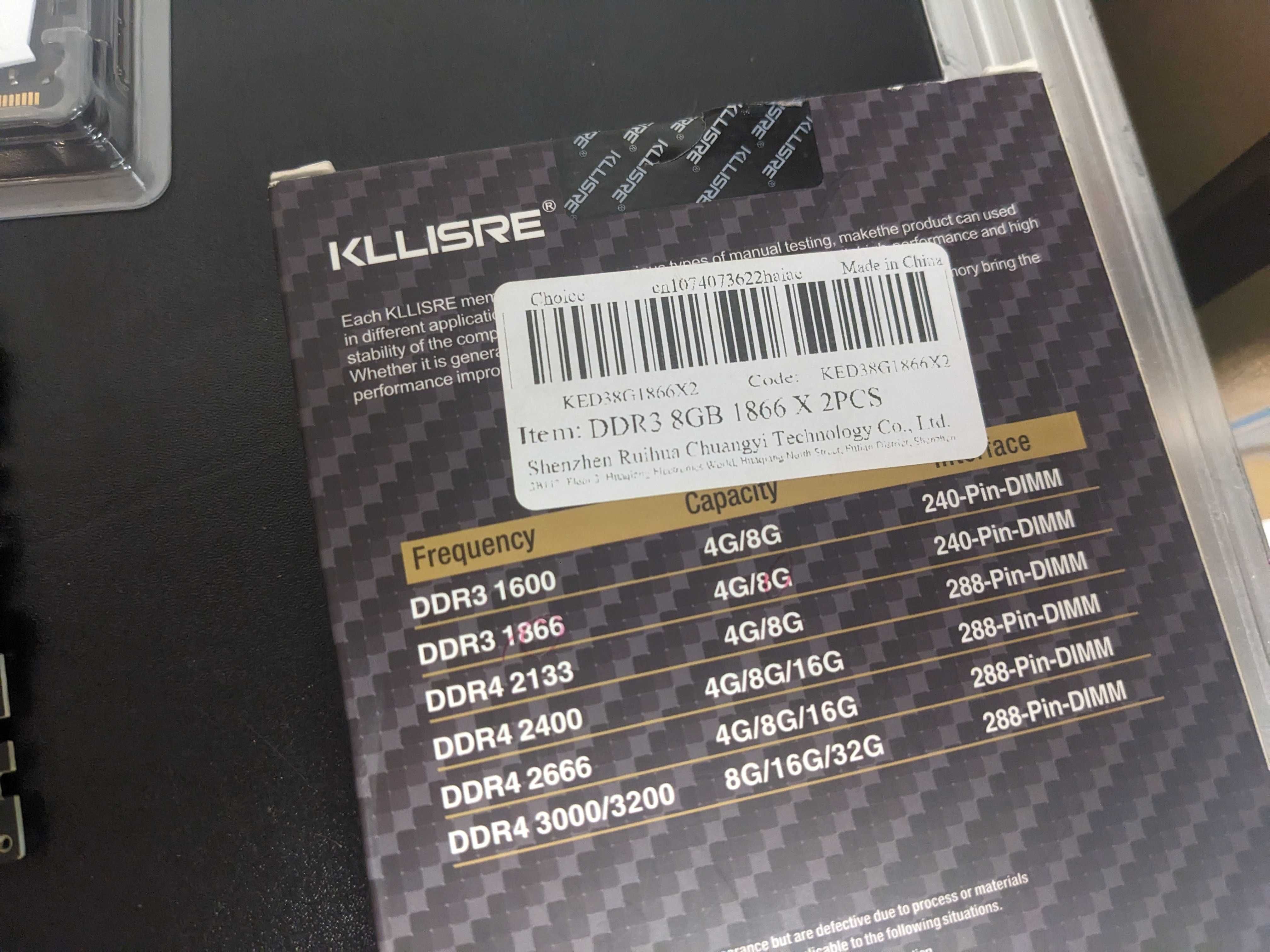 Лот Оперативна пам`ять Hyperx DDR4/DDR3 - 8/16GB (В описі - наявність)