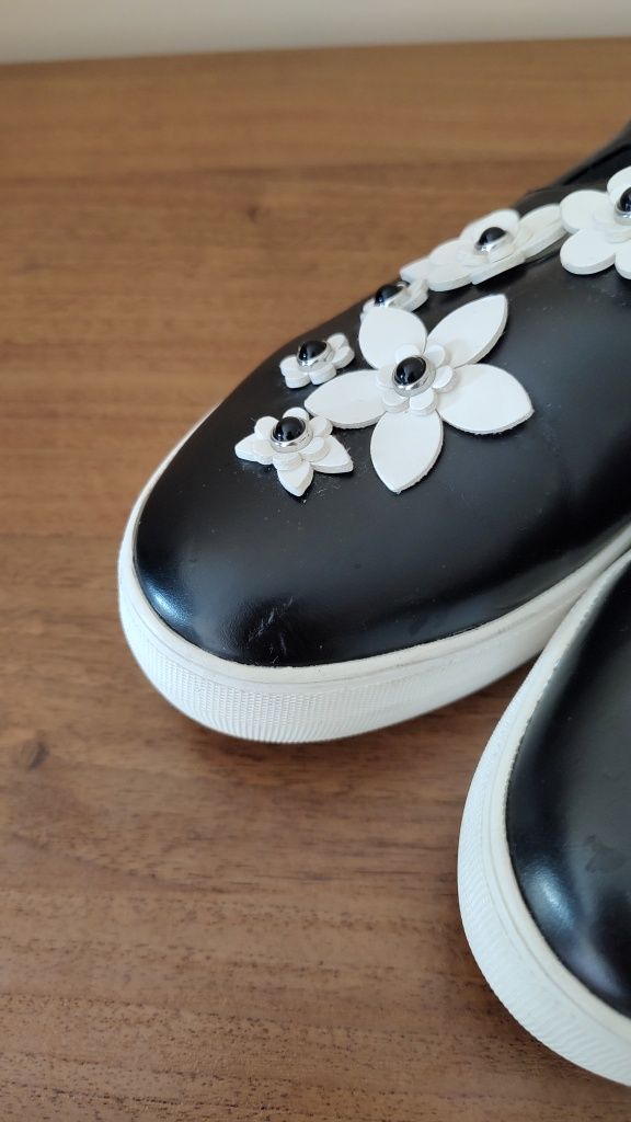 Top secret slip on półbuty slipon platforma 38