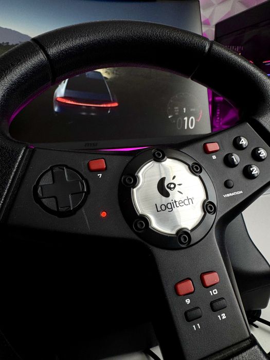 Ігрове кермо та педалі Logitech Formula Vibration Feedback Wheel