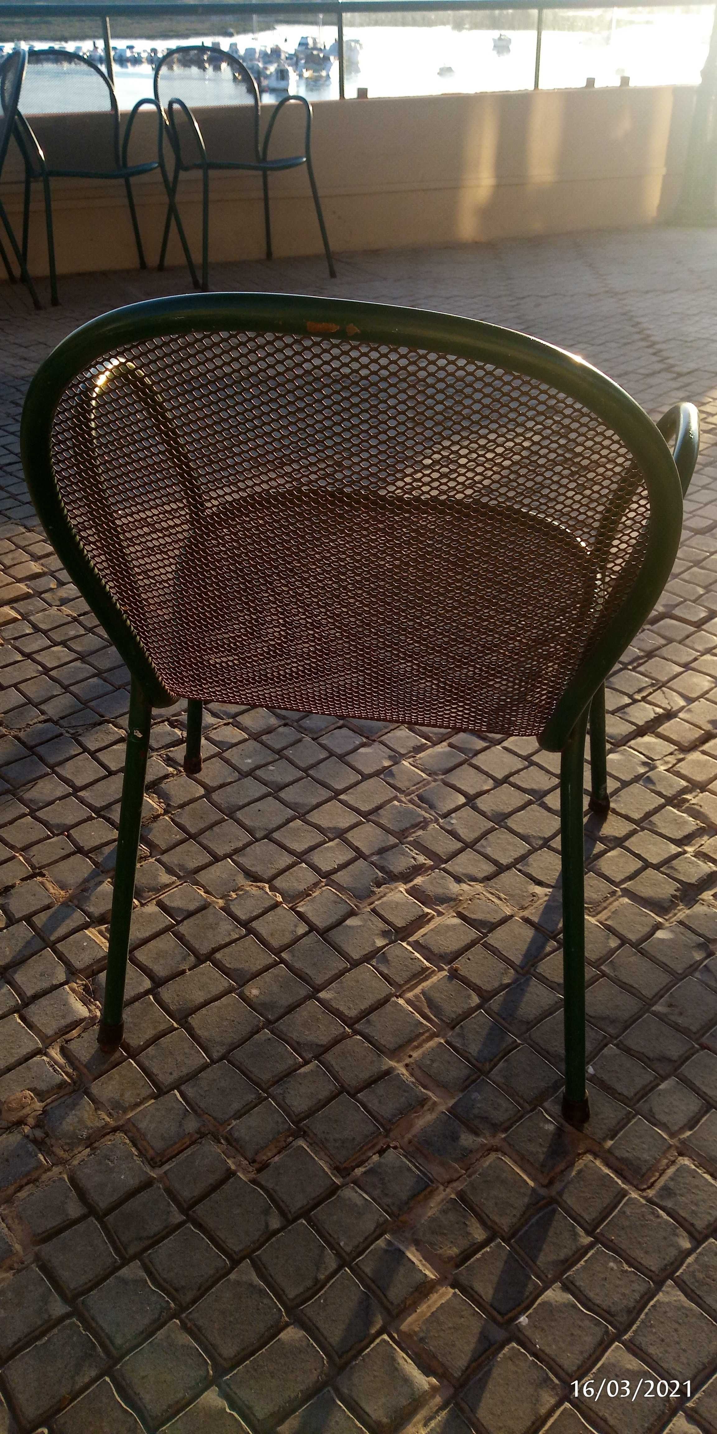 Cadeiras de ferro de exterior