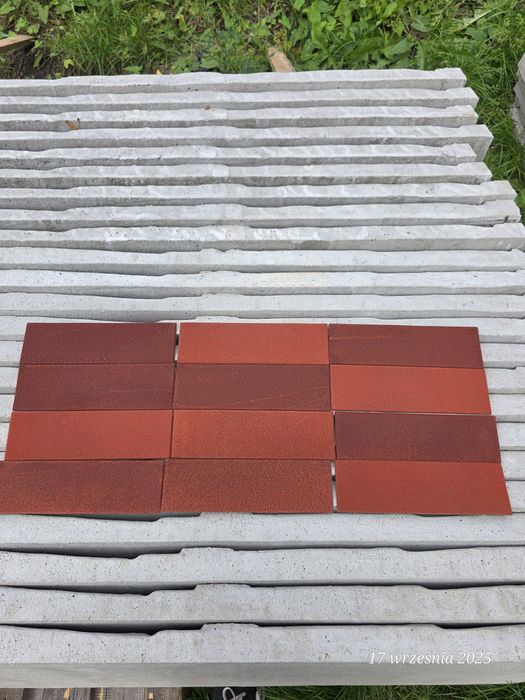 BOLIX BQS Płytka elastyczna wyglądzie klinkier RED CRISTAL elastolith