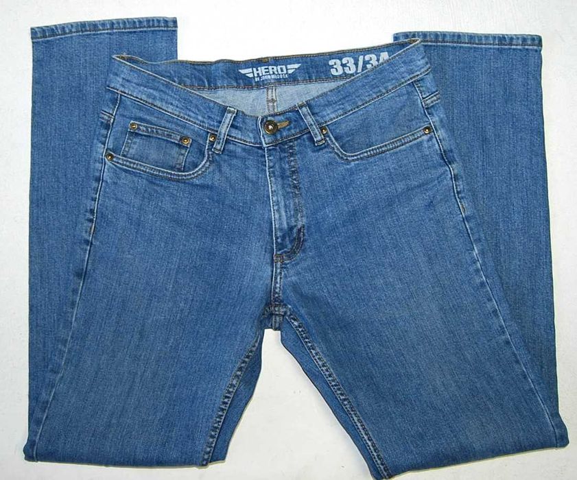 HERO BY JOHN MEDOOX 98 W33 L34 PAS 84 jeansy męskie proste stretch