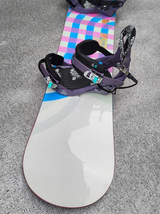 Piękny, niemal nowy BURTON FATHER 149 cm z wiązaniami K2 ! BDB stan!