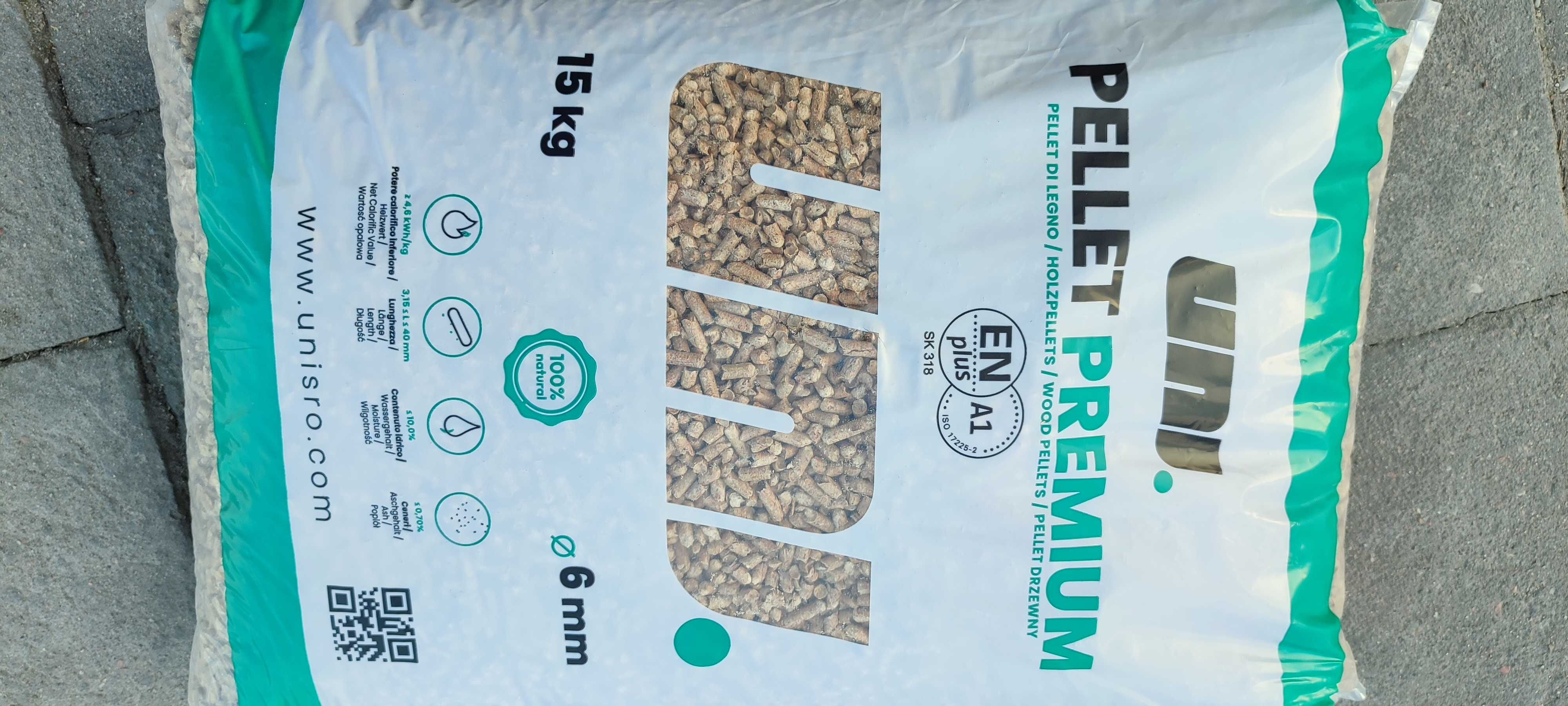 Pelet drzewny "Premium" EN PLUS A1 Super Jakość