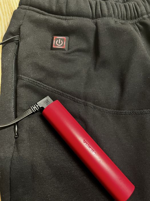 Zimowe ciepłe termiczne spodnie podgrzewane USB 3 tryby rozm S/M