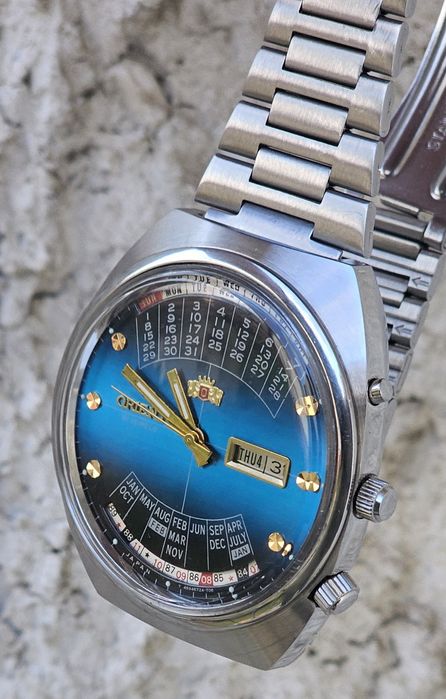 Zegarek Orient Cesarski Patelnia niebieski