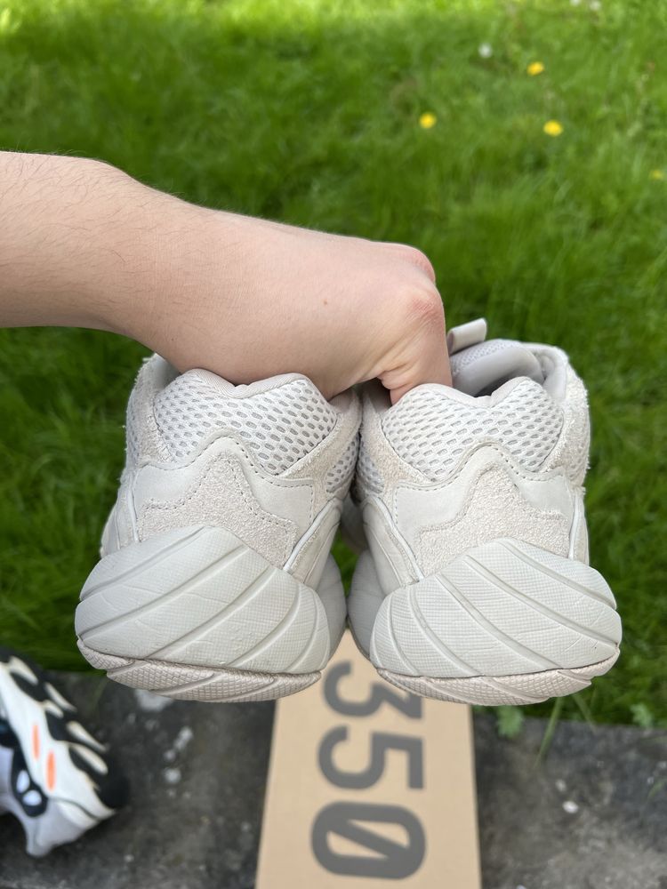 Adidas Yeezy 500 Blush sneakersy niskie beżowe kanye boost 45 1/3