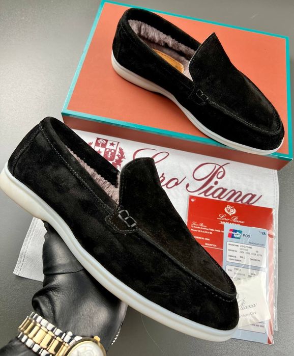 Чоловічі зимові лофери  Loro Piana