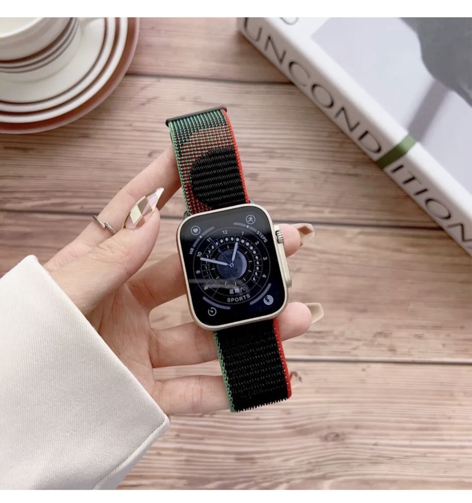 Нейлоновый ремешок Sport Loop Band для Apple Watch