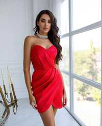 Міні сукня червона