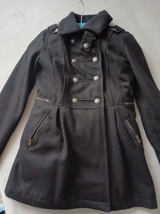 Płaszcz damski czarny