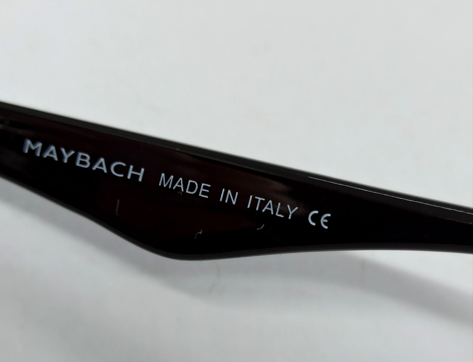 Maybach стильные мужские очки серо фиолетовый градиент зеркальные