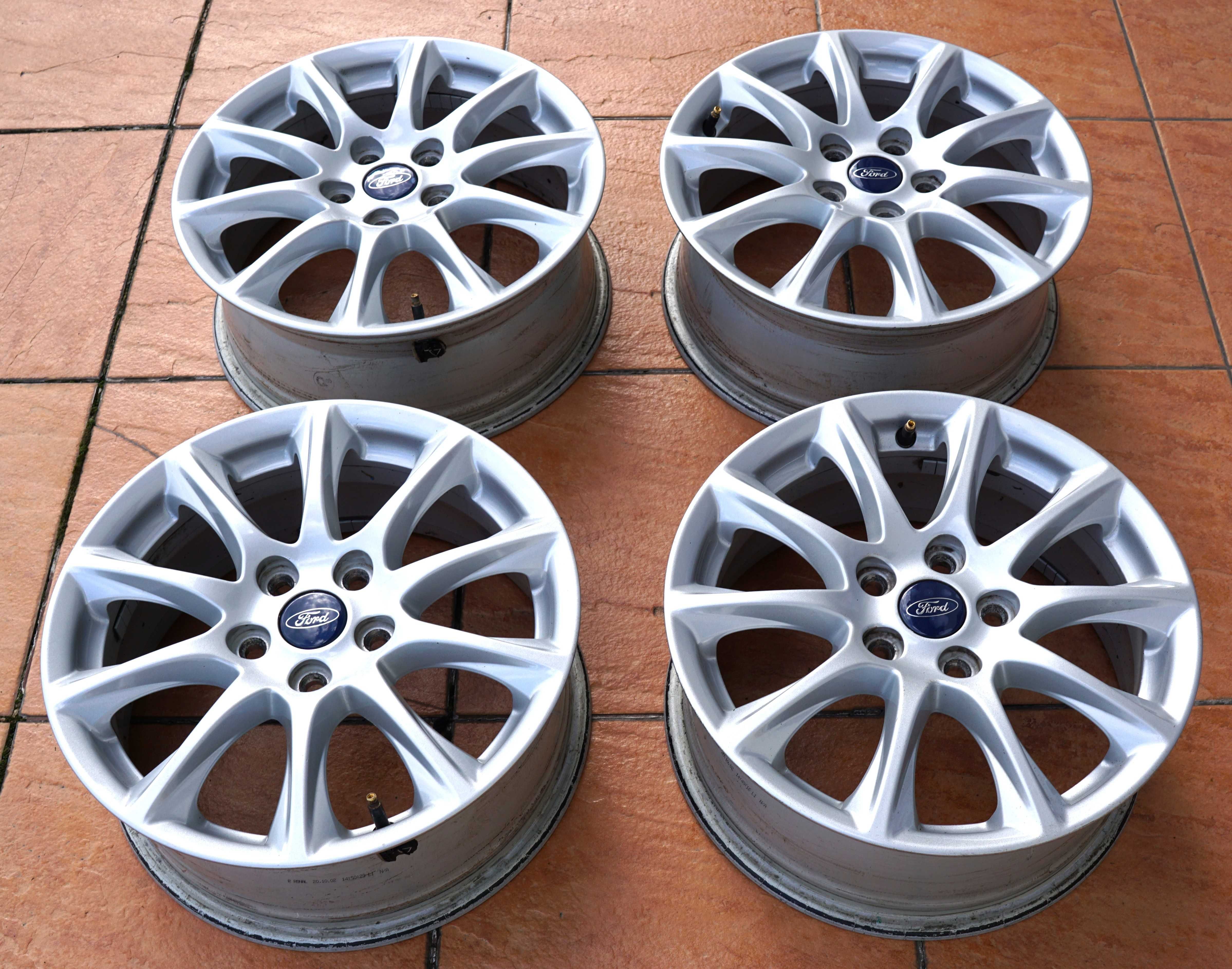 Piękne felgi aluminiowe Ford Mondeo Mk5 Focus '16 ET50 5x108 Czujniki