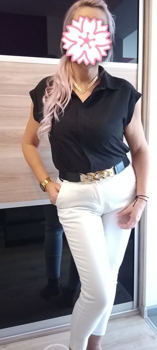 Bluzka bez rękawków, rozmiar 44