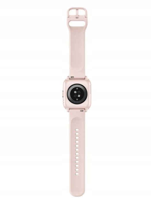 smartwatch amazfit active różowy z opaską wyświetlacz opis sportowy