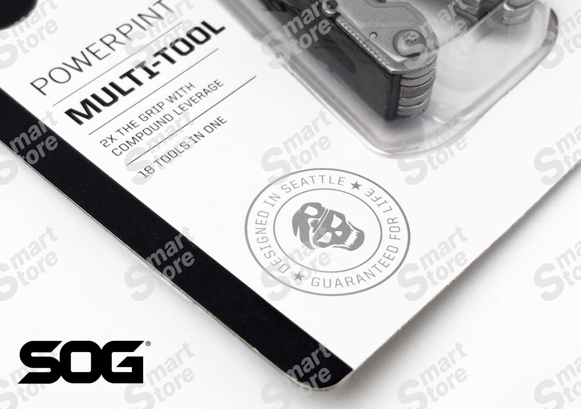 Мультитул SOG POWERPINT 18-в-1 плоскогубці для кемпінгу EDC і ремонту