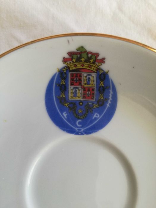 Chávena de café com pires do FCP Futebol Clube do Porto