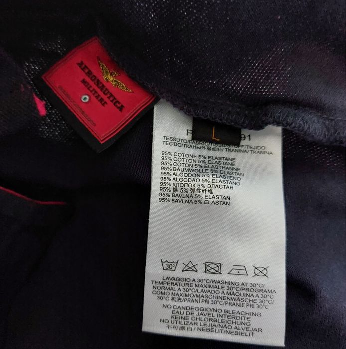 Aeronautica Militare nowa koszulka polo męska r. M