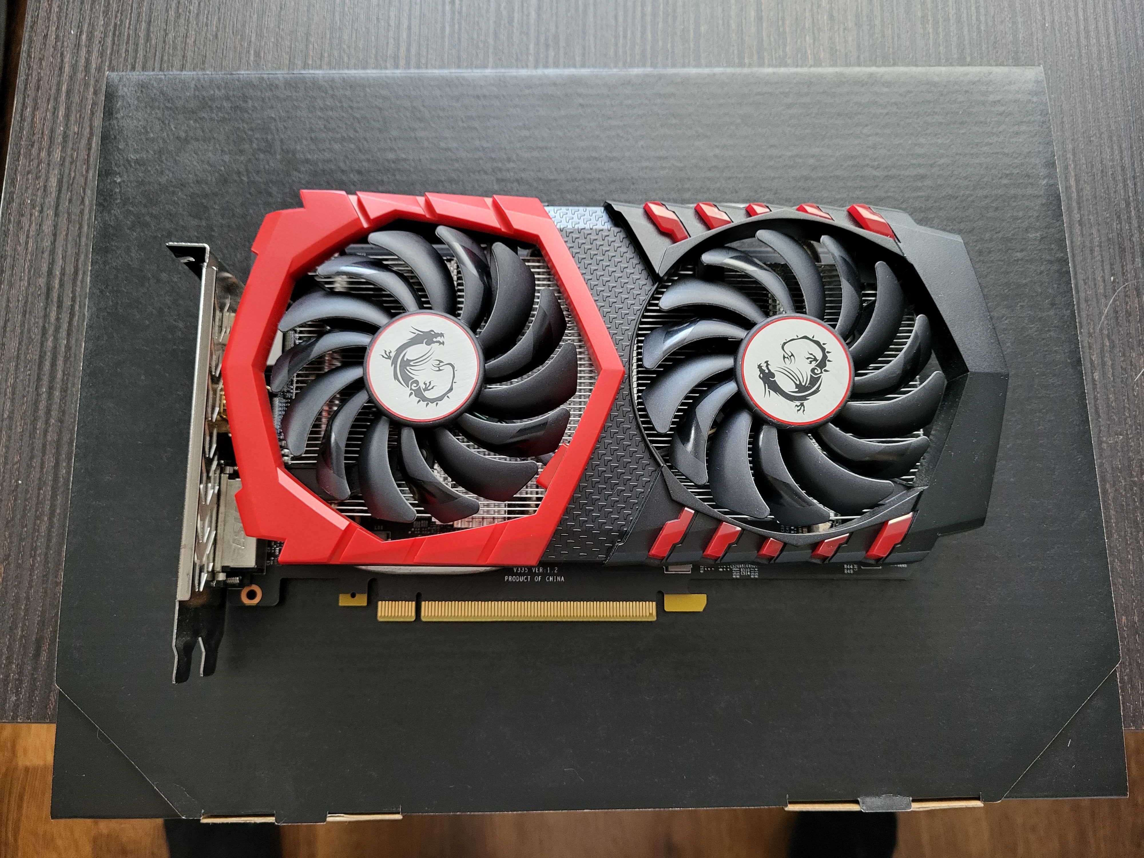 MSI GTX 1050 Ti / zaplombowana, pudełko i dowód zakupu