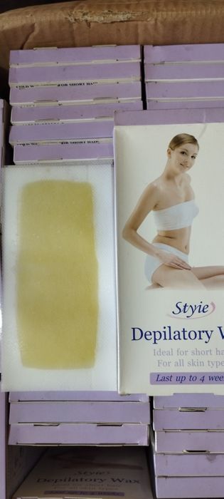 Воск полоски для депиляции,ящиком