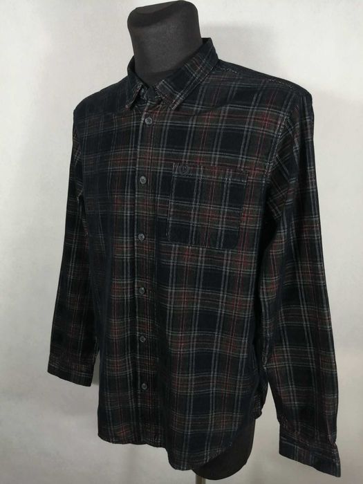 LINCOLN Koszula Męska Sztruksowa L Oryginalna Super Stan Bawełna